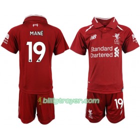 Billige Fotballdrakter Liverpool MANE 19 Barn Hjemmedraktsett 2018/19 Kortermet
